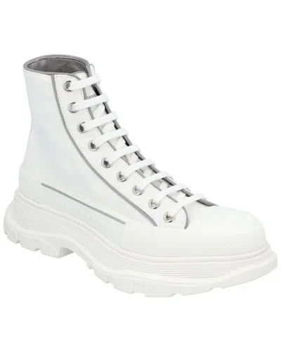 Pre-owned Alexander Mcqueen Men's Canvas Tread Slick Boot, Never Worn (authentic Pre-  Loved)