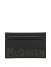 Alexander Mcqueen Men's Card Holder In Black