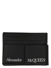 Alexander Mcqueen Men's Card Holder With Logo In Black