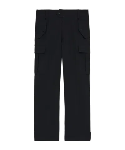 Alexander Mcqueen Straight-leg Cargo Pants In Black