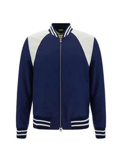 Alexander Mcqueen College Jacket In Multicolor