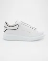 Alexander Mcqueen Leather Chunky Sneakers In White
