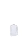 Alexander Mcqueen Structured Button-down Collar Shirt With Buckle In White