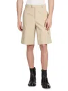 Alexander Mcqueen Mcqueen Men's Cotton Cargo Shorts In Beige