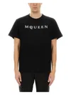 Alexander Mcqueen Logo Cotton T-shirt