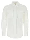 Alexander Mcqueen Long Sleeved Pocket Detailed Shirt In White