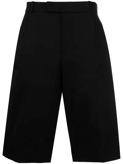 Alexander Mcqueen Knee-length Bermuda Shorts In Black