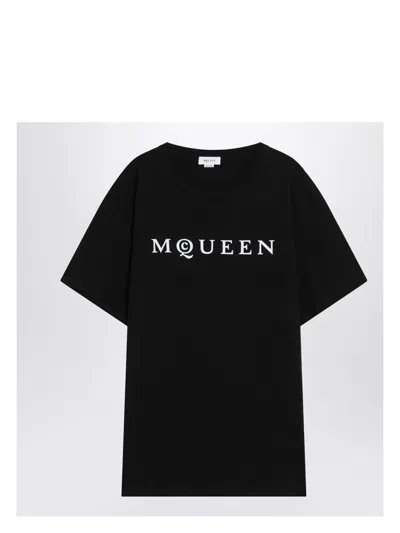 ALEXANDER MCQUEEN MEN'S COTTON T-SHIRT WITH LOGO