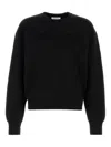 Alexander Mcqueen Cotton Sweatshirt With Ribbed Cuffs And Hem In Black