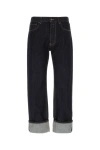 Alexander Mcqueen Turn-up Jeans In Blue