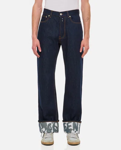 Alexander Mcqueen Men Denim In Multi