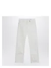 Alexander Mcqueen Alexander Mc Queen White Denim Trousers