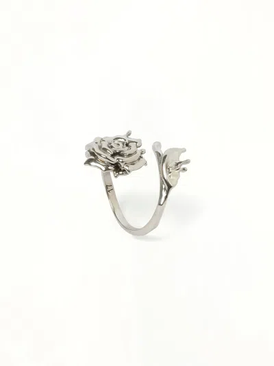 Alexander Mcqueen Men's Dipped Rose Ring