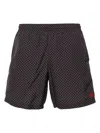 Alexander Mcqueen Skull-print Swim Shorts In Multicolor