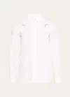 ALEXANDER MCQUEEN MEN'S DOUBLE BUCKLE HARNESS SPORT SHIRT