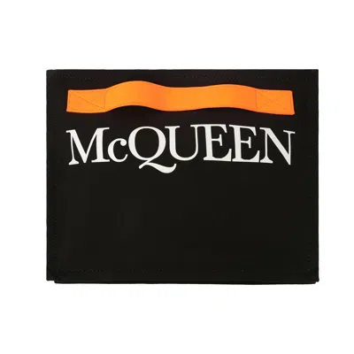 Alexander Mcqueen Men's Falterona Pouch In Black