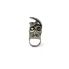 Alexander Mcqueen Men's Feather Skull Ring In 1076