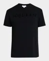 Alexander Mcqueen Crew Neck Short Sleeve Fitted T-shirt In Black