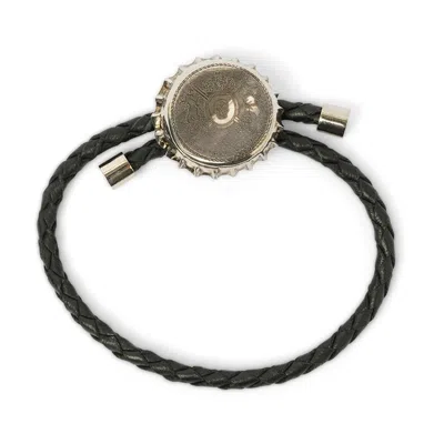 Alexander Mcqueen Men's Friendship Bracelet In Black