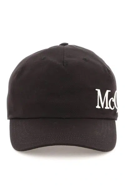 Alexander Mcqueen Men's Fw23 Black Cotton Hat