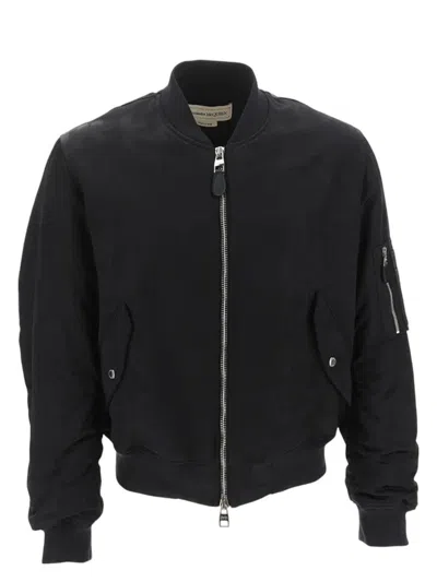 ALEXANDER MCQUEEN MEN'S GRAFFITI BOMBER JACKET