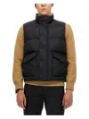 Alexander Mcqueen Men's Graffiti Logo Print Down Vest In Black