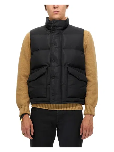 ALEXANDER MCQUEEN MEN'S GRAFFITI LOGO PRINT DOWN VEST