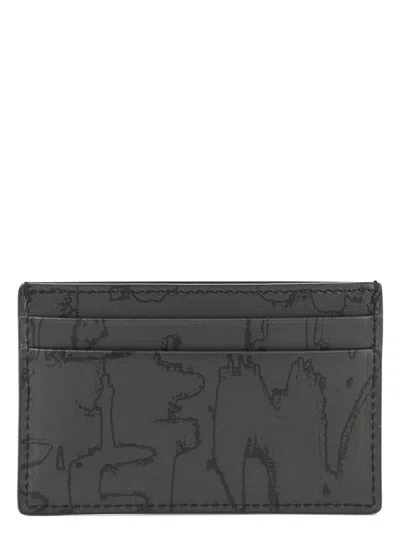 ALEXANDER MCQUEEN MEN'S "GRAFFITI MCQUEEN" WALLET