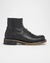 Alexander Mcqueen Chunky Sole Round Toe Studded Ankle Boots In Black