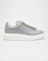Alexander Mcqueen Men's Grainy Leather Oversized Sneakers