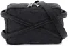 Alexander Mcqueen Alexander Mc Queen Black Camera Bag With Leather Details In Black
