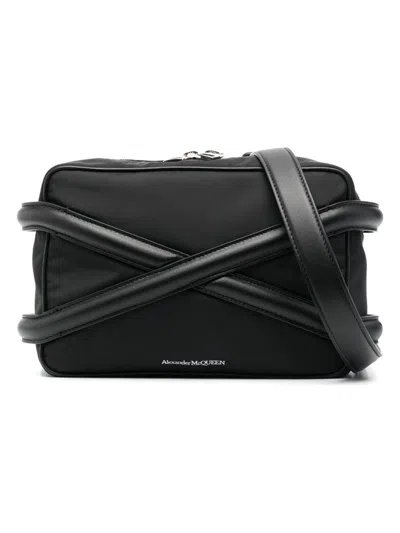ALEXANDER MCQUEEN MEN'S HARNESS CAMERA BAG