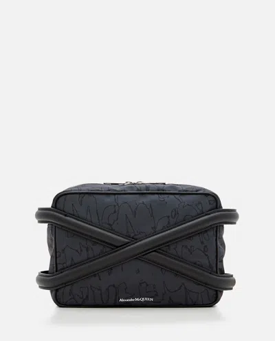 Alexander Mcqueen Men Harness Camera Bag In Black