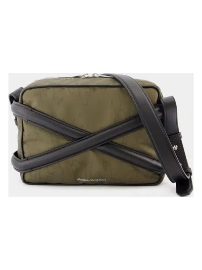 ALEXANDER MCQUEEN MEN'S HARNESS CAMERA BAG