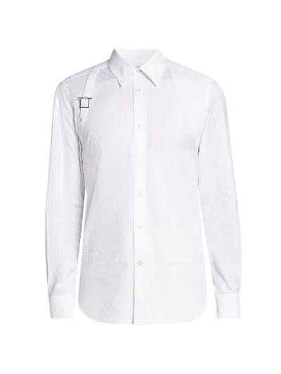 Alexander Mcqueen Mcqueen Man Shirt White Size 16 Cotton