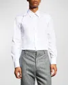 Alexander Mcqueen Men's Harness Sport Shirt W/ Strap In White