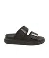 Alexander Mcqueen Hybrid Slide In Black/silver