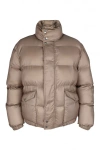 Alexander Mcqueen Man Down Jacket Sand Size 38 Polyester In Cream