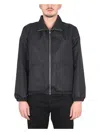 Alexander Mcqueen Men's Jacket With Logo In Black
