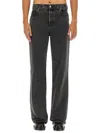 Alexander Mcqueen Alexander Mc Queen "metal Plate" Jeans In Gray