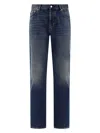 Alexander Mcqueen Alexander Mc Queen Jeans With Logo Detail In Blue