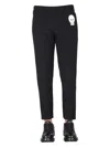 Alexander Mcqueen Skull Pants In Black