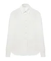 Alexander Mcqueen White Lace Harness Shirt In White