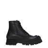 Alexander Mcqueen Alexander Mc Queen Wander Black Leather Boot