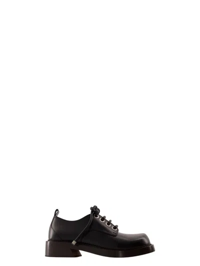 ALEXANDER MCQUEEN MEN'S LEATHER LACE-UP SHOES