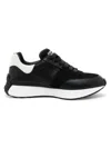 Alexander Mcqueen Sneaker In Black White Silver