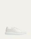Alexander Mcqueen Men's Leather Oversized Sneakers In White