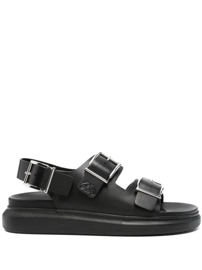 ALEXANDER MCQUEEN ALEXANDER MCQUEEN MEN LEATHER SANDAL