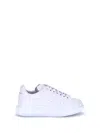 Alexander Mcqueen Leather Sneakers In White