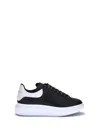 Alexander Mcqueen Leather Sneakers In Black